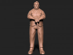 Old Man 3D 프린트 모델
