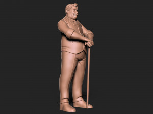 Old Man 3D 프린트 모델