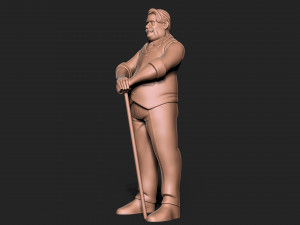 Old Man 3D 프린트 모델