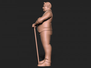 Old Man 3D 프린트 모델