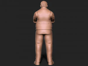 Old Man 3D Print Model