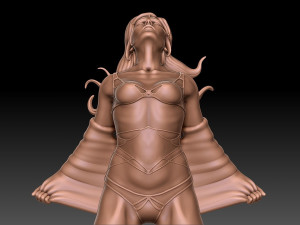 SEXY STRIPPER GIRL 3D Print Model