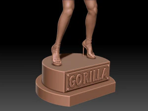 SEXY STRIPPER GIRL 3D Print Model
