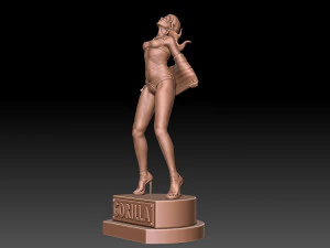 SEXY STRIPPER GIRL 3D Print Model