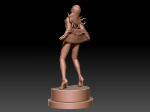 SEXY STRIPPER GIRL 3D Print Model