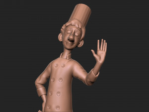 RATATOUILLE CHEF Modelo de Impressão 3D