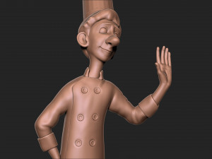 RATATOUILLE CHEF Modelo de impresión 3D