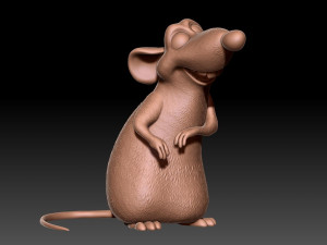 Rat 3D Print Model