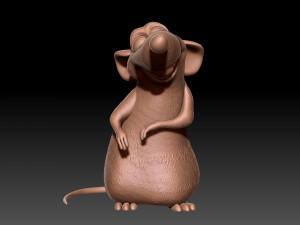 Rat 3D Print Model