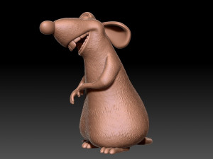 Rat 3D Print Model