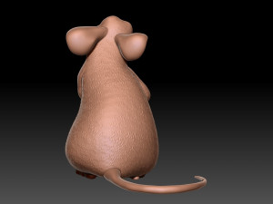 Rat 3D Print Model