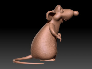 Rat 3D Print Model