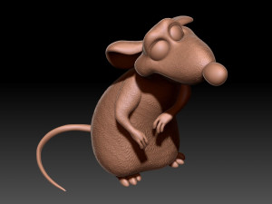 Rat 3D Print Model