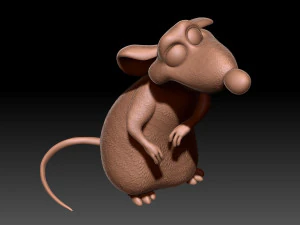 Rat 3D Print Model