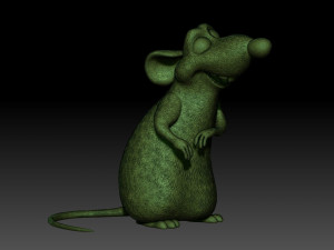Rat 3D Print Model