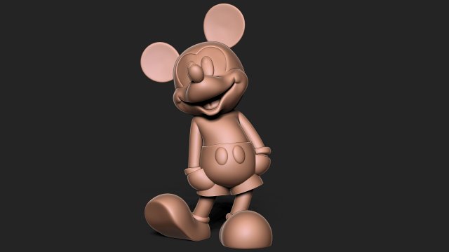 Mickey mouse Modello di stampa 3D .c4d .max .obj .3ds .fbx .stl .blend 