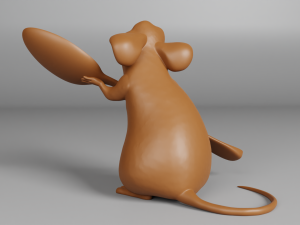 Rat Modelo de Impressão 3D