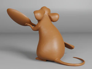 Rat 3D Print Model
