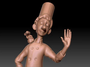 Szef kuchni ratatuj Model do druku 3D