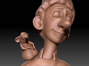 Ratatouille chef 3D Baskı Modeli