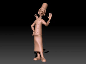 Ratatouille chef 3D Print Model