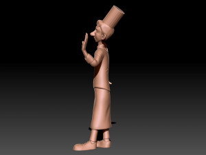 Ratatouille chef 3D Baskı Modeli