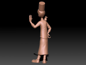 Ratatouille chef 3D Baskı Modeli