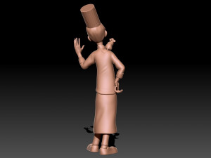 Ratatouille chef 3D Baskı Modeli