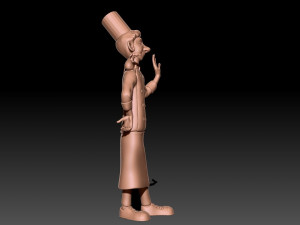 Ratatouille chef 3D Baskı Modeli