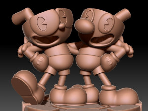 Cuphead Mugman Model do druku 3D