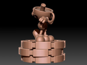 Cuphead Mugman Model do druku 3D
