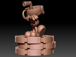Cuphead Mugman Model do druku 3D