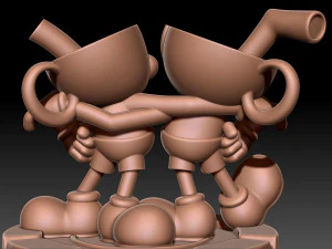 Mugman &agrave; t&ecirc;te de coupe Modèles 3D en vedette