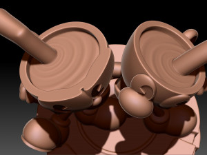 Cuphead Mugman Model do druku 3D