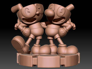 Cuphead 3D Print Model