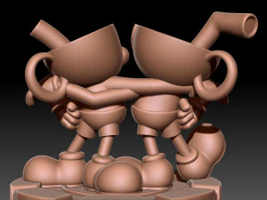 Cuphead 3D Print Model