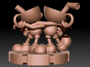 Cuphead 3D Print Model