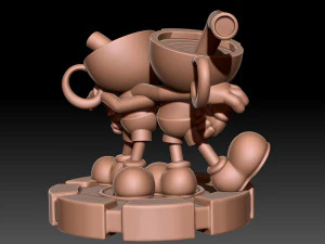 Cuphead 3D Print Model