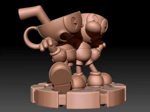 Cuphead 3D Print Model