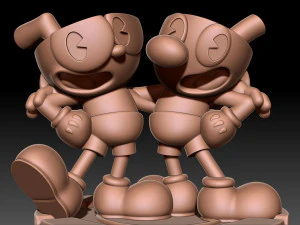 Cuphead 3D Print Model