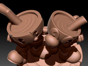 Cuphead 3D Print Model