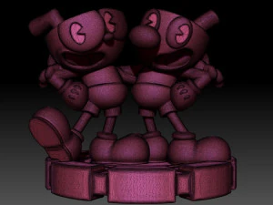Cuphead 3D Print Model