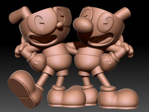 Cuphead Mugman 3D Print Model