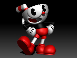 Cuphead 3D Print Model