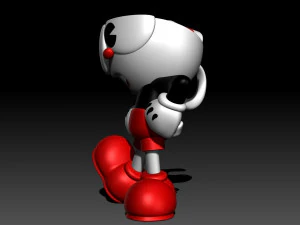 Cuphead 3D Print Model