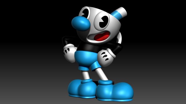 Mugman Modelo de impresión 3D .c4d .max .obj .3ds .fbx .stl .blend 