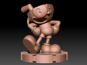 Cuphead 3D Print Model