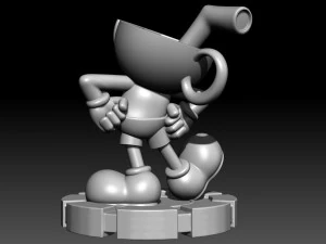 Cuphead 3D Print Model