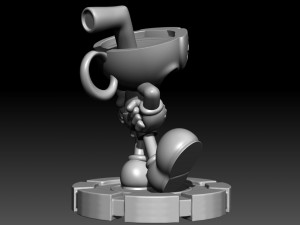 Cuphead 3D Print Model