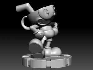 Cuphead 3D Print Model